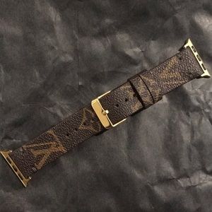 Authentic Repurposed LV Watch Band
